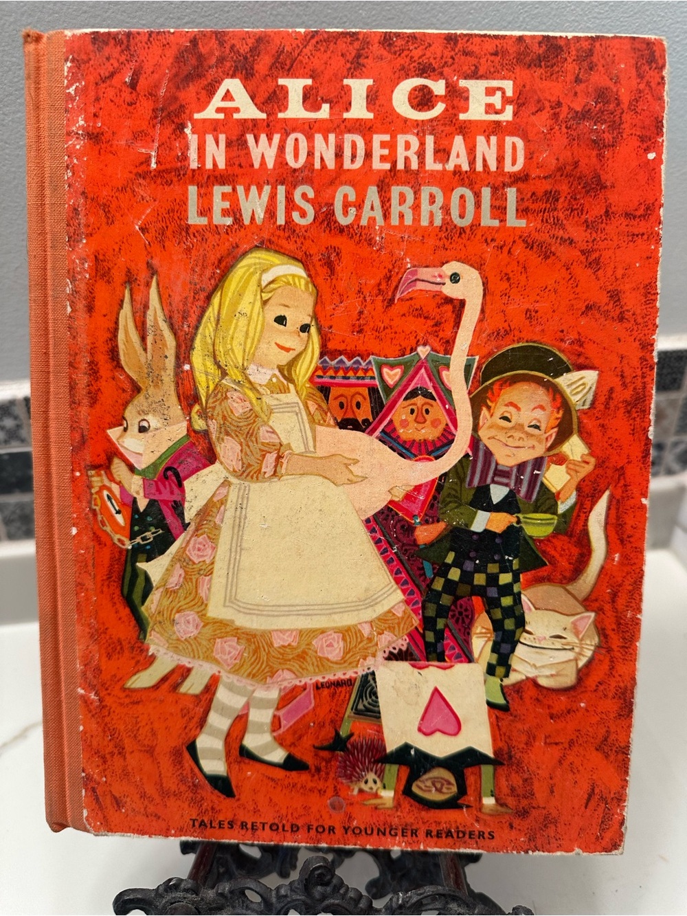 Vintage Alice in Wonderland Golden Pleasures  Book 1960’s scarce edition illustr